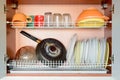 Drying Dishes Royalty Free Stock Photo