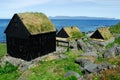 Drying fish place in Bolungarvik, Iceland Royalty Free Stock Photo