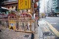 Drying fish in Sheung Wan district in Hong Kong Royalty Free Stock Photo