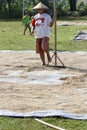 Drying grain