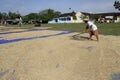 Drying grain