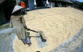 Drying grain