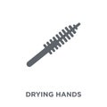 drying hands icon from Hygiene collection.