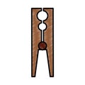 Drying hook pin laundry icon