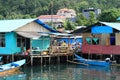 Drying laundry in Manokwari Royalty Free Stock Photo