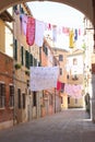 Drying Laundry, Venice Wonder Royalty Free Stock Photo