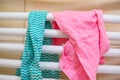 Drying microfibers Royalty Free Stock Photo