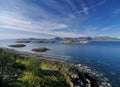 Drying Racks For Stockfish On The Shore Of Lofoten Island Austvagoy