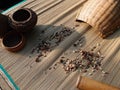 Drying spices still life