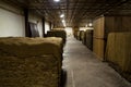 Drying tabacco leaves in a cigar factory