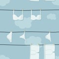 Drying underwear Royalty Free Stock Photo