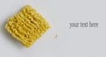 Dryn instant noodles on a light background Royalty Free Stock Photo