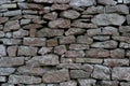 Drystone wall - Limestone Royalty Free Stock Photo