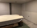 drywall for basement bedroom Royalty Free Stock Photo