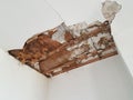 Drywall and ceiling damage Royalty Free Stock Photo