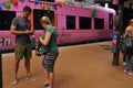 Dsb oresundtrain at copenhagen main trains station