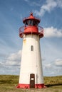Lighthouse on the island of Sylt, northern Germany. Royalty Free Stock Photo