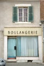 Bakery of the past Front facade old French bakery France Royalty Free Stock Photo