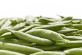 Fresh green sugar snap peas or snap peas Royalty Free Stock Photo