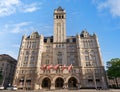 Waldorf Astoria Hotel in downtown Washington, D.C., USA.