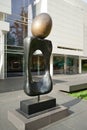 Joan Miro bronze sculpture outside Frieder Burda museum