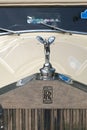Rolls-Royce mascot Spirit of Ecstasy or Silver Lady. Owen Sedanca from 1934. Royalty Free Stock Photo