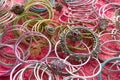 Traditional Bracelets Bangles Rings from India and Pakistan. Royalty Free Stock Photo