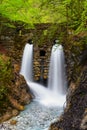 Waterfall in the Wolfsklamm Royalty Free Stock Photo