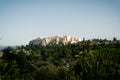 Acropolis view from Jacqueline de Romilly Square, Athens, Greece Royalty Free Stock Photo