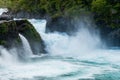 The raw power of water in nature is manifested in the PetrohuÃ© Falls. Chile Royalty Free Stock Photo