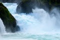 The raw power of water in nature is manifested in the PetrohuÃ© Falls. Chile Royalty Free Stock Photo
