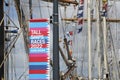 Tall Ships Races 2022 Harlingen banner with logo Royalty Free Stock Photo