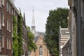View on the Grote kerk or Jacobijnerkerk in Leeuwarden Royalty Free Stock Photo