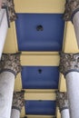 The colonnade of the Palace of Justice in the Frisian capital Leeuwarden Royalty Free Stock Photo