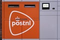 PostNL automatic package pickup and deliver point Royalty Free Stock Photo