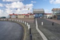 The Terminal site for the ferry to the island of Ameland near Holwert Royalty Free Stock Photo