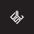 DSL letter logo design on black background. DSL creative initials letter logo concept. DSL letter design