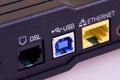 DSL Modem Detail Royalty Free Stock Photo