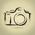 DSLR Camera with Brushwork