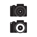 DSLR Camera icon Vector Illustration. Flat Sign isolated on White Background. Royalty Free Stock Photo