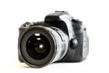 DSLR Camera with lens Royalty Free Stock Photo