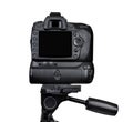 Dslr camera on a tripod Royalty Free Stock Photo