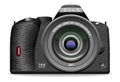 DSLR photo camera Royalty Free Stock Photo