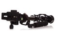 DSLR steadicam flycam,Steadicam - a device to stabilize camera Royalty Free Stock Photo