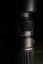 DSLR telephoto zoom lens close up Royalty Free Stock Photo