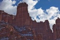 Fisher Towers Winter Royalty Free Stock Photo