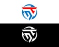 DT Letter Logo And Icon Vector