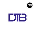 DTB Logo Letter Monogram Design Royalty Free Stock Photo