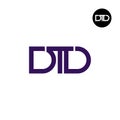 DTD Logo Letter Monogram Design Royalty Free Stock Photo