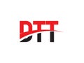 DTT Letter Initial Logo Design Vector Illustration Royalty Free Stock Photo